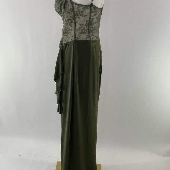 Katie May Olive Green Willow Gown, XL - Picture 14 of 16